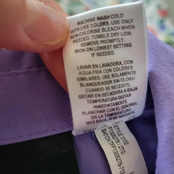 TFW Purple Cotton Blend Shirt With Vest. Size, 2T - Picture 3 of 5